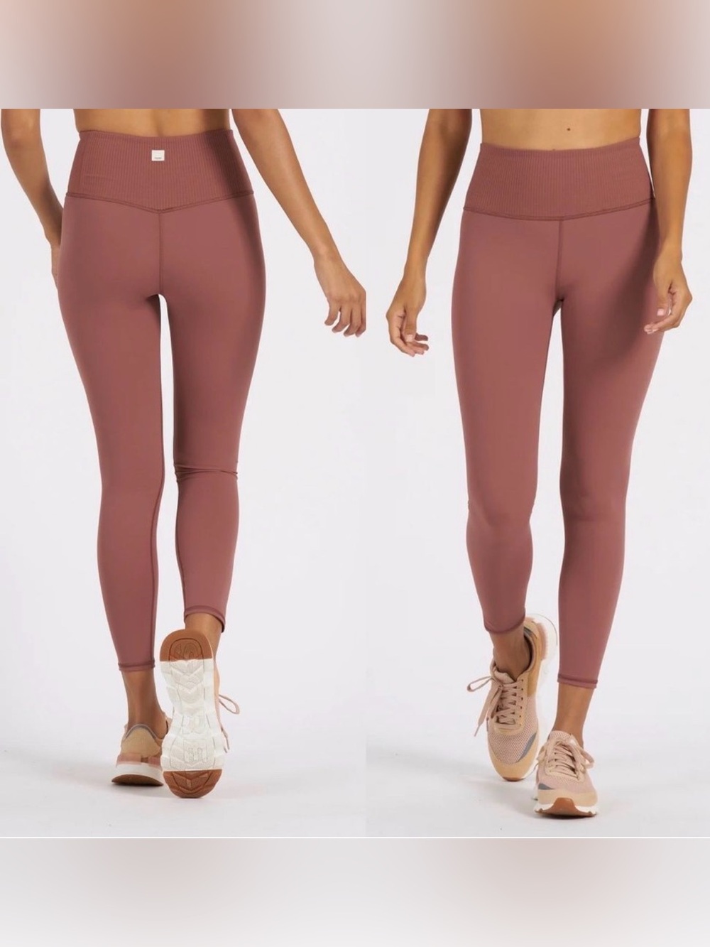 Vuori Rib Studio Legging Size Small Terracotta NWT